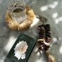 Objets de décoration - Le Porte-clés Raffia Fishbone - Noir Naturel - BAZAR BIZAR LIVING