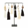 Decorative objects - The Wooden Beads Keychain - Black - BAZAR BIZAR LIVING