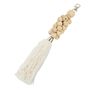 Decorative objects - The Wooden Beads Keychain - Natural White - BAZAR BIZAR LIVING