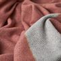 Decorative objects - Coral Scadan Herringbone Merino Throw Blanket - CUSHENDALE