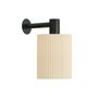 Appliques - E11 Pleated Wall Lamp Exclusive Handmade in Italy - LIGHTINUP