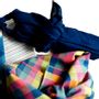Fabrics - Furoshiki square white striped/NAGAO ORIFU - ABINGPLUS