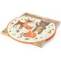 Birthdays - 6 Forest Animal Plates - Recyclable - ANNIKIDS