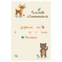 Birthdays - 6 eco-friendly forest animals invitations with envelopes - ANNIKIDS