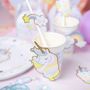 Anniversaires - 6 Gobelets Licorne - Recyclable - ANNIKIDS