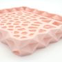 Porte-savons - Porte-savon éco-responsable à facettes rectangulaires, imprimé en 3D en matière biosourcée à base d'amidon de maïs - BEN-J-3DCRÉA