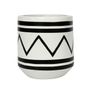 Vases - Le Porte-Plante Santorini - Blanc Noir - BAZAR BIZAR LIVING