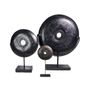 Decorative objects - The Black River Stone on Stand - M - BAZAR BIZAR LIVING