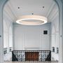 Hanging lights - R2 Big Suspension Pleated Lampshade Exclusive Handmade in Italy - LIGHTINUP