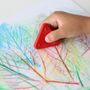 Loisirs créatifs pour enfant - Triangles à la cire 12 couleurs - PRIMO