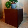 Coffee tables - Chocolate tiled cube - L'ATELIER DES CREATEURS