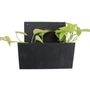 Other wall decoration - Square natural slate wall planter, 25/25/12.5 cm, CLASSIC - LE TRÈFLE BLEU