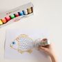 Loisirs créatifs pour enfant - Gouache couleurs, 4 fluos et 4 métalliques - MOROCOLOR ITALIA SPA