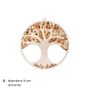 Stained glass decoration - TREE OF LIFE - BIRCH WOOD AND AMBER DECORATIONS - OPALOOK