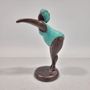 Sculptures, statuettes et miniatures - Sculpture en bronze pour femme \ » Plongeuse \ " - MOOGOO CREATIVE AFRICA