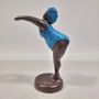 Sculptures, statuettes and miniatures - Woman Bronze Sculpture " Plongeuse" - MOOGOO CREATIVE AFRICA