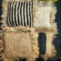 Fabric cushions - Sisal Square Pillows - Set of 4 (Bali) - PCC1 - BALINAISA