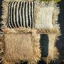 Fabric cushions - Sisal Square Pillows - Set of 4 (Bali) - PCC1.M - BALINAISA