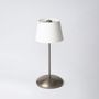 Wireless lamps - Cordless lamp ARTURO Simple Smoke silver - HISLE