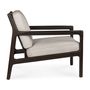 Armchairs - Jack lounge chair - Mahogany - ETHNICRAFT