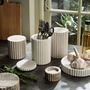 Decorative objects - PLATON WHITE MARBLE BOWLS - BROSTE COPENHAGEN A/S
