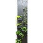 Decorative wall frescoes - Natural slate wall, with inlaid planters, 200/60/3 cm - LE TRÈFLE BLEU