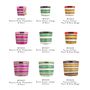 Pots de fleurs - British Colour Standard © - Recycled, Striped Plant Pot Covers - BRITISH COLOUR STANDARD©