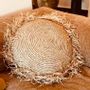 Fabric cushions - Round Sisal Pillow (Bali) - CSRPS1 - BALINAISA