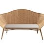Sofas - Synthetic wicker bench Sillage - CFOC