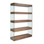 Mobilier et rangements pour bureau - Bibliothèque en noyer et verre - ANGEL CERDÁ