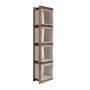 Bookshelves - Walnut cubes shelf - ANGEL CERDÁ
