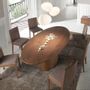 Dining Tables - Oval walnut dining table - ANGEL CERDÁ