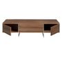 Sideboards - Walnut TV cabinet with steel legs - ANGEL CERDÁ