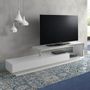 Sideboards - White and steel TV cabinet - ANGEL CERDÁ