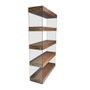 Mobilier et rangements pour bureau - Bibliothèque en noyer et verre - ANGEL CERDÁ