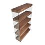 Mobilier et rangements pour bureau - Bibliothèque en noyer et verre - ANGEL CERDÁ
