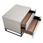 Night tables - Bedside table black steel legs - ANGEL CERDÁ