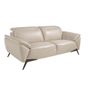 Sofas - 2 seater sofa upholstered in Taupe Grey leather - ANGEL CERDÁ