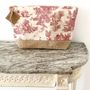 Other bath linens - Jouy canvas pouch: timeless elegance at your fingertips - &ATELIER COSTÀ