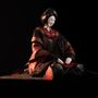 Pièces uniques - geisha - ANNIE DELEMARLE SCULPTURE CUIR