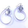 Gifts - Crystal Pearl Transparent Thinker Earring - SAMUEL CORAUX
