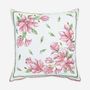 Comforters and pillows - Jacquard Cushion Cover - Magnolia - TISSUS TOSELLI
