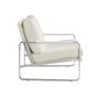 Armchairs - White leatherette upholstered armchair - ANGEL CERDÁ