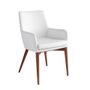 Chairs - Upholstered leatherette Dining table chair - ANGEL CERDÁ