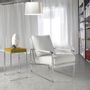 Armchairs - White leatherette upholstered armchair - ANGEL CERDÁ
