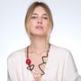 Gifts - Triano black and white red pearl necklace - SAMUEL CORAUX