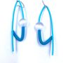 Gifts - P turquoise earring - SAMUEL CORAUX