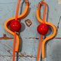 Gifts - 70s Orange Red Earring - SAMUEL CORAUX