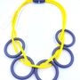 Gifts - Hublo yellow black necklace - SAMUEL CORAUX