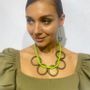 Cadeaux - Collier Hublo vert bronze - SAMUEL CORAUX